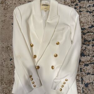 L'AGENCE Kenzie Blazer with Subtle Detailing